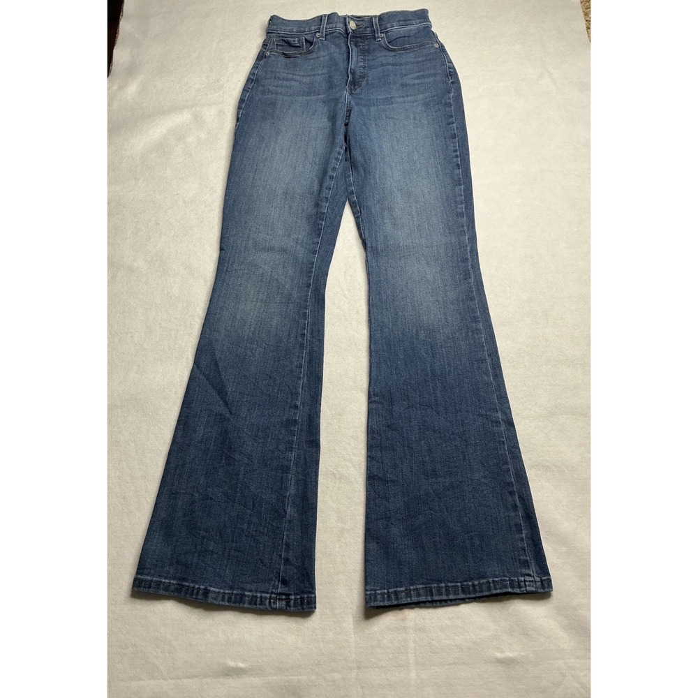 Banana Republic Curvy Slim Flare Jeans Womens 26/2 Dark Wash High Rise